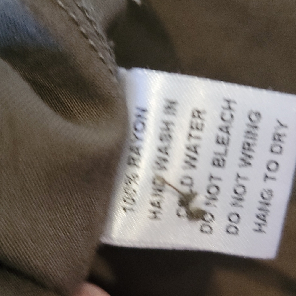 Olive green zip up shirt/jacket type - Picture 10 of 10